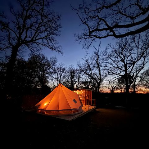 TENDA DA CAMPEGGIO 2 persone - Tente Nomade Insolite - 1 camera da letto - con cucina e bagno privato