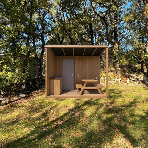 Tent 2 personen - Tente Nomade Insolite - 1 slaapkamer - met keuken en eigen badkamer