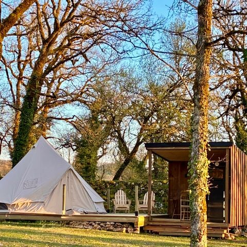 Tent 2 personen - Tente Nomade Insolite - 1 slaapkamer - met keuken en eigen badkamer