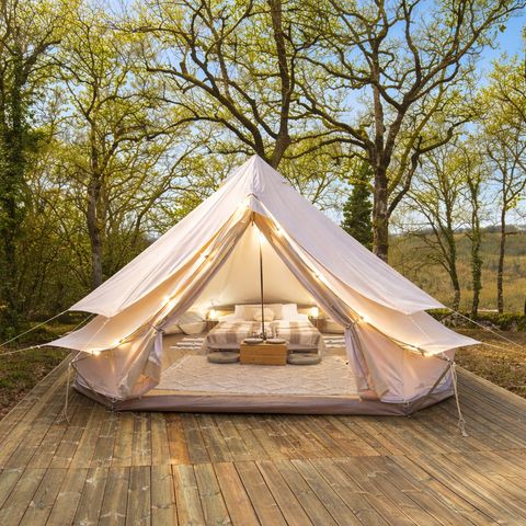 TENDA DA CAMPEGGIO 2 persone - Tente Nomade Insolite - 1 camera da letto - con cucina e bagno privato