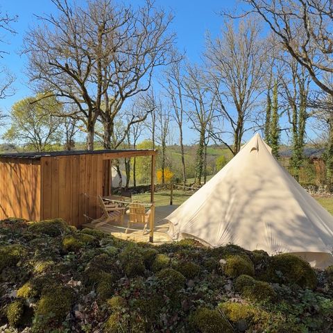 Tent 2 personen - Tente Nomade Insolite - 1 slaapkamer - met keuken en eigen badkamer
