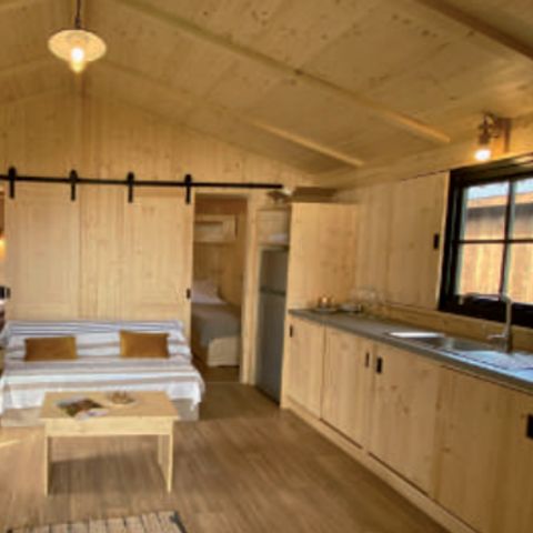 HÉBERGEMENT INSOLITE 4 personnes - Cabane Etosha - Vue Vallée 2 Chambres