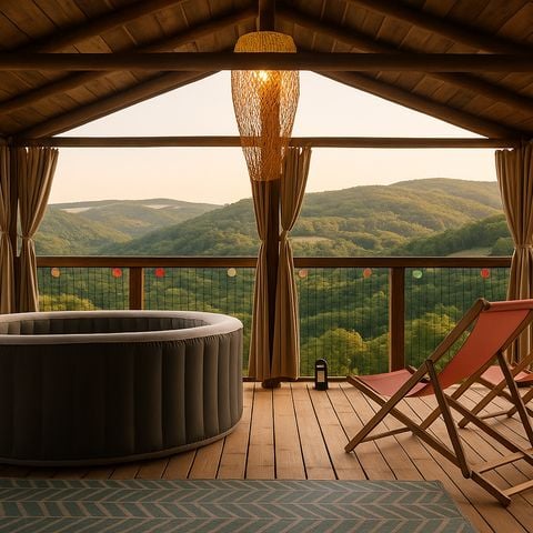 AUßERGEWÖHNLICHE UNTERKUNFT 2 Personen - Minca Cabana Jacuzzi & Valley View 1 Schlafzimmer