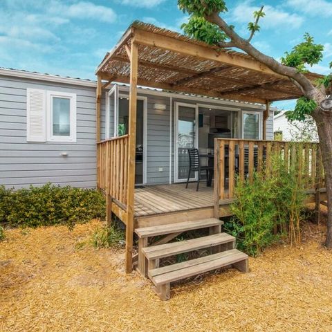 MOBILHOME 6 personas - 3 habitaciones 4/6 personas + TV