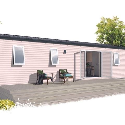 Mobile home 6 persons - Confort+ sleeps 6 3 bedrooms 2 bathrooms 40m² living area