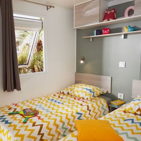 Stacaravan 6 personen - LEISURE - 3 slaapkamers - TV