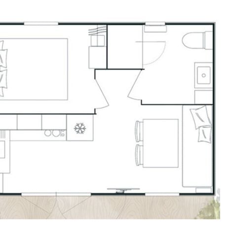 Mobile home 4 persons - Cocoon - 1 bedroom - 20m²