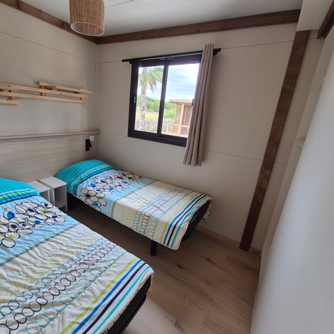 Stacaravan 6 personen - 3-slaapkamerwoning Premium