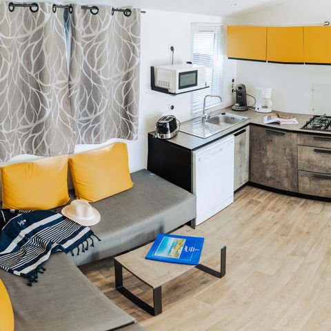 Mobile home 8 persons - Sunêlia Prestige 4bed. 8 pers. - 40m2 - Covered terrace - SAM