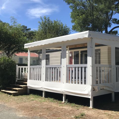 Mobile home 8 persons - Sunêlia Prestige 4bed. 8 pers. - 40m2 - Covered terrace - SAM