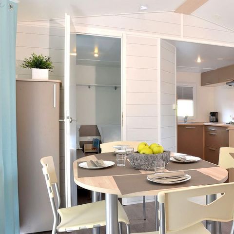 MOBILHOME 4 personas -  CASA RURAL CONFORT 2 hab / 4p - 30m² - Terraza cubierta - DIM