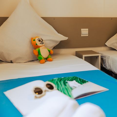 MOBILHOME 6 personas - CABAÑA CONFORT 3bed / 6p - 35m² - Terraza con sombrilla - DIM