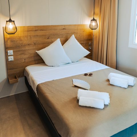 MOBILHOME 6 personas - CABAÑA CONFORT 3bed / 6p - 35m² - Terraza con sombrilla - DIM