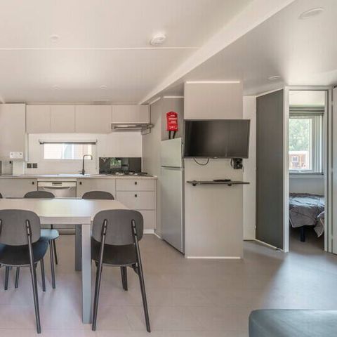 MOBILHOME 6 personnes - Mobil-home | Premium | 3 Ch. | 6 Pers. | Terrasse Lounge | Clim. | TV