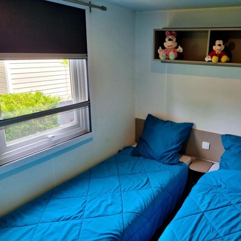 Stacaravan 6 personen - Stacaravan Luxe 4/6 pers 2 sl.k.