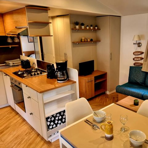 Bungalow 8 persons - Mobilhome Luxe 6/8 pers 3 bedrooms 2 bathrooms