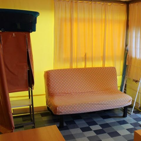 Glamping tent 6 persons - Standard 25 m² - 2 bedrooms