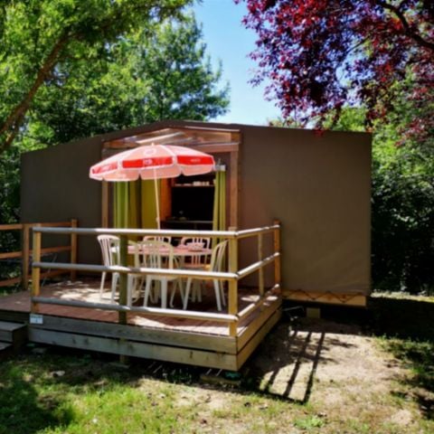 Tente en toile et en bois 5 personnes - Lodge Maori - sans sanitaire