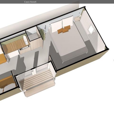 BUNGALOW TOILÉ 4 personnes - Cocosweet