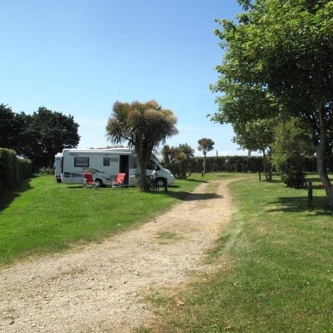 STAANPLAATS - Pakket met 10amp elektriciteit (1 tent, caravan of camper / 1 auto)