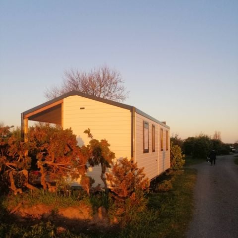 Mobilheim 4 Personen - Malaga Terrasse halb überdacht 2 Zimmer