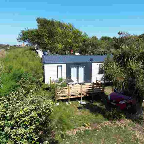 Mobilheim 4 Personen - Natura Panoramique 33m², 2 Schlafzimmer, Terrasse, TV, LV