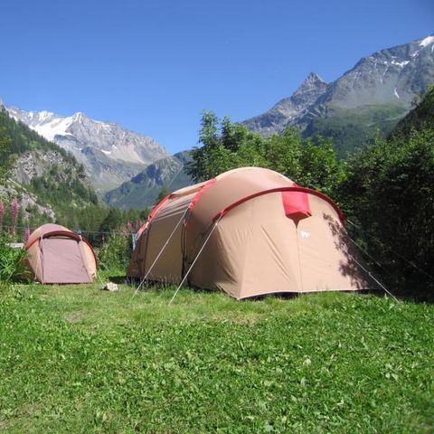 STAANPLAATS - Comfortpakket (1 tent, caravan of camper / 1 auto / 5A elektriciteit)