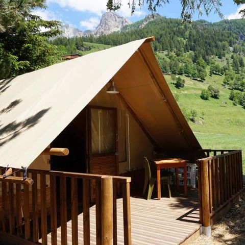 TENDA IN TELA E LEGNO 5 persone - Tenda familiare Lodge