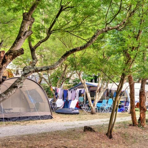 STAANPLAATS - ROOD VOOR GROTE TENT/VOUWTENT