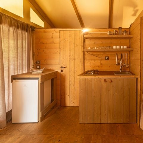 TENTE TOILE ET BOIS 5 personnes - RIVIERA LODGE