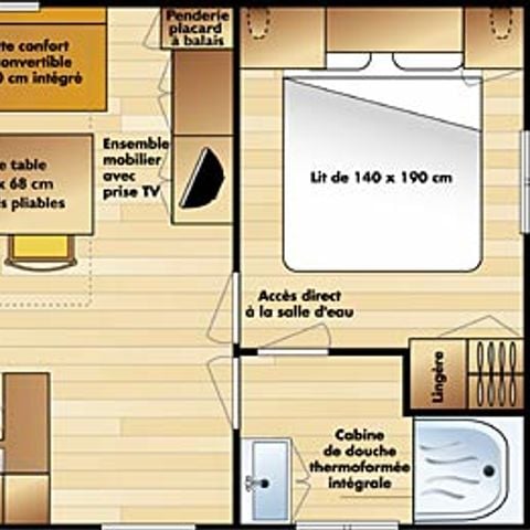 Mobile home 6 persons - MRI