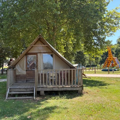 Tente en toile et en bois 5 personnes - LODGE AMAZONE