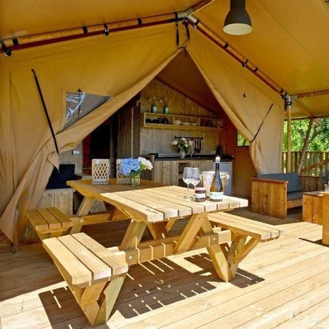 Tente en toile et en bois 4 personnes - LODGE