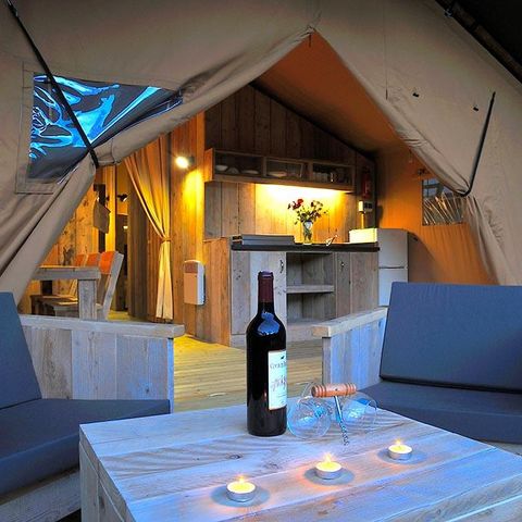 Tente en toile et en bois 4 personnes - LODGE