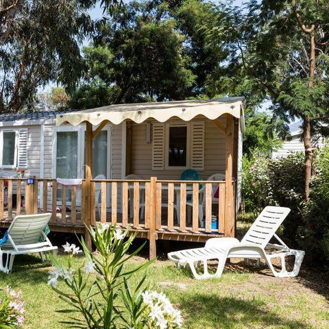 Mobilheim 6 personen - Comfort | 3 Zi. | 6 Pers. | Erhöhte Terrasse | Clim.
