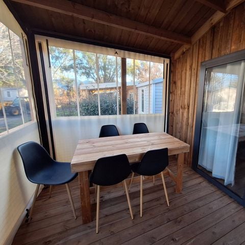 CHALET 5 persone - Chalet | Comfort | 2 Camere da letto | 5 Persone | Terrazza singola | 1 bagno | Aria condizionata