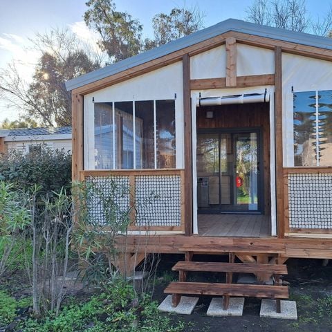 CHALET 5 personnes - Chalet | Comfort | 2 Ch. | 5 Pers. | Terrasse simple | 1 SDB | Clim.