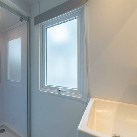 Mobilheim 4 Personen - Mobilheim | Premium | 2 Zi. | 4 Pers. | Einfache Terrasse | Klima.