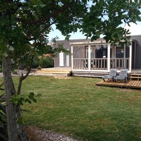 Mobilhome 6/6 personnes - ACAPULCO - KEY - WEST - 3 chambres - 2 salles de bain gd emplacement - 2 places - Parking- lave vaisselle- lave-linge