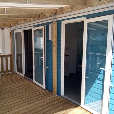 MOBILHOME 6 personnes - CAMPING ACAPULCO MH 3 chambres CONFORT terrasse couverte (5/6p 30m²) 6 pers