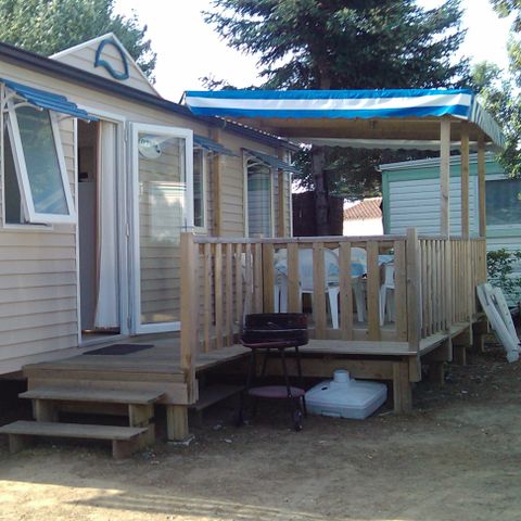 Mobilheim 6 personen - CAMPING ACAPULCO MH 3 Zimmer Standard (Mobilheim + 12 Jahre) überdachte Terrasse 30m² 6 Pers.
