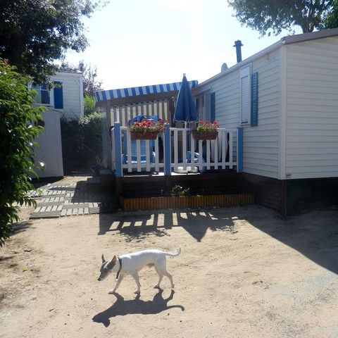 Mobilheim 5 Personen - CAMPING ACAPULCO MH 2 Zimmer Komfort 26m² + Überdachte Terrasse 26m² 4/5 Pers.