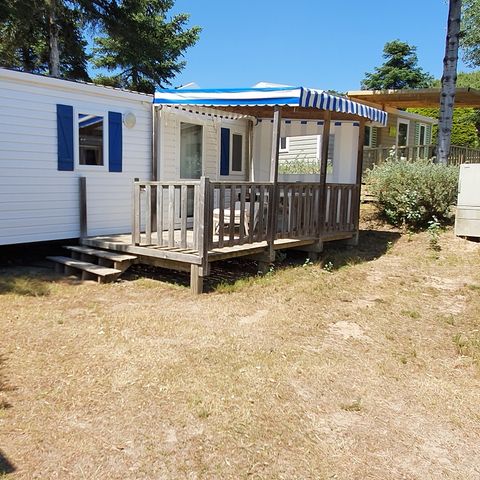 Mobilheim 4 personen - CAMPING ACAPULCO/ MH 2 Zimmer Standard (+12J.) Überdachte Terrasse 21-25m² 4 Pers.