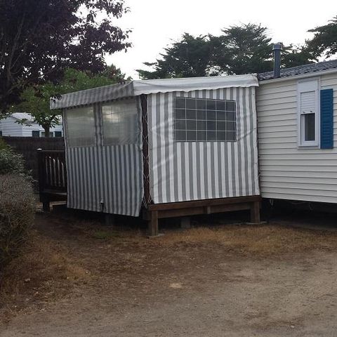 MOBILE HOME 4 people - 2 Standard rooms (+12yrs) Covered terrace 21-25m².