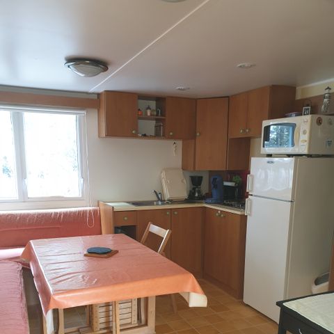 Mobilheim 4 personen - CAMPING ACAPULCO/ MH 2 Zimmer Budget Überdachte Terrasse (Modell +de 15ans) 21-25m² 4 Pers.