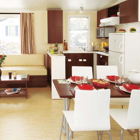 Mobilheim 4 Personen - BUDGET 2 Zimmer 27m²