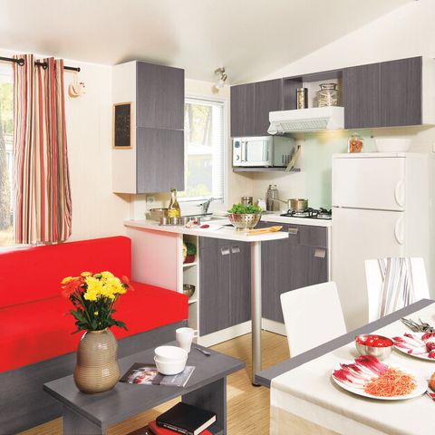 MOBILE HOME 6 people - BUDGET 3 bedrooms 29m² living area