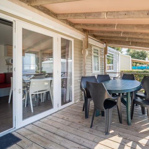 Stacaravan 6 personen - COMFORT 3 slaapkamers 31m² woonoppervlakte