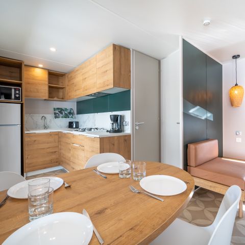 Mobile home 4 persons - PREMIUM - 2 bedrooms - 30m² approx.