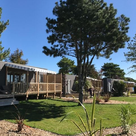 Stacaravan 6 personen - VIP 3 kamers 38m² - Pack-Vip inbegrepen (linnen, tv, wifi...)